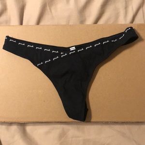 NWT VS Pink Thong Sz Small